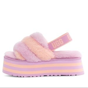 UGG Women's Disco Slide Stripe - Primerose/Pink (NWOT)